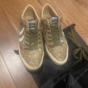 Vintage Havana Gold Sparkle Shoes